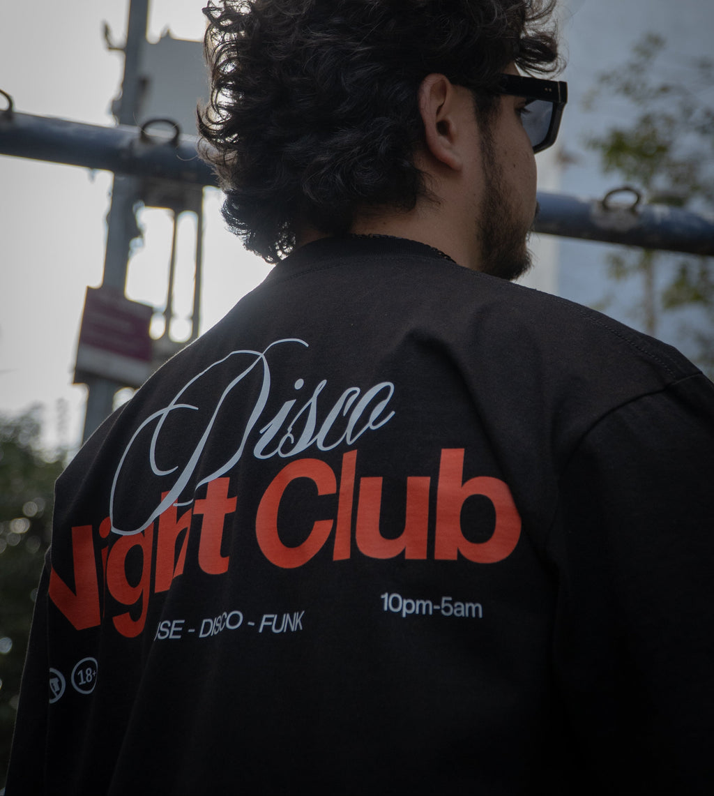 DISCO NIGHT CLUB TEE (BLACK)