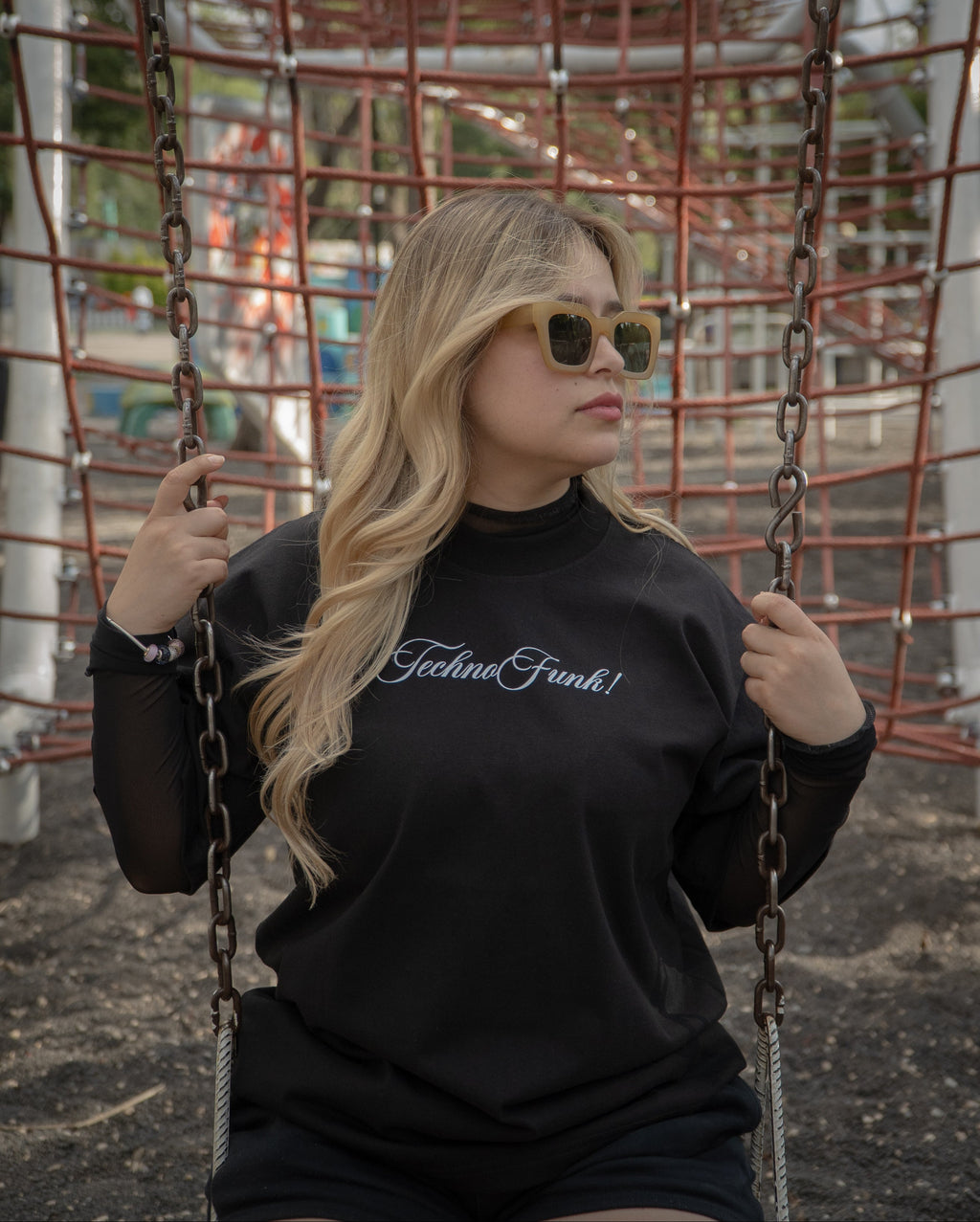 TECHNOFUNK! BASIC TEE (BLACK)
