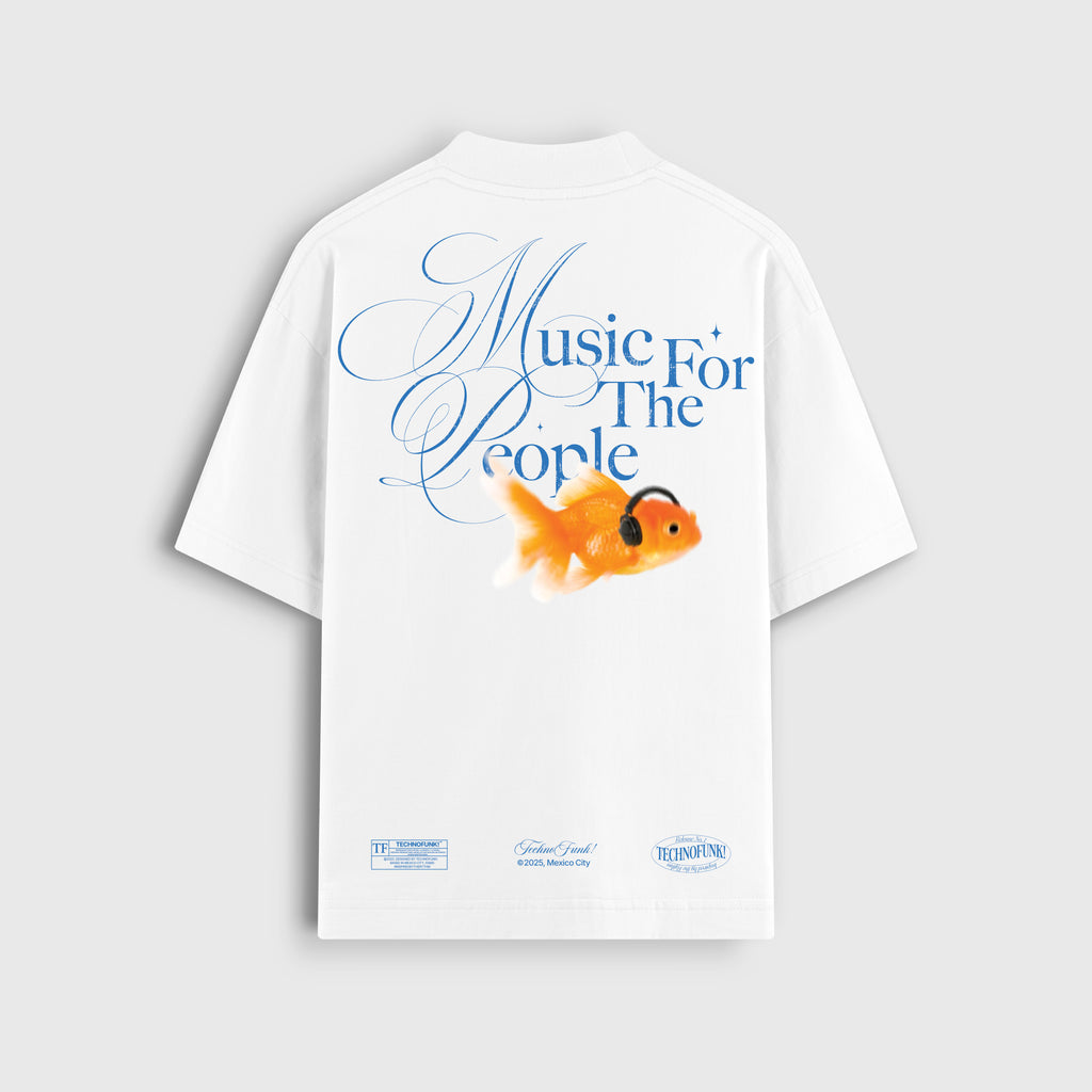 MUSIC FOR THE PEOPLE TEE (WHITE)